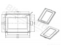 Frame voor Display LCD ST7920- 128x64 pixels